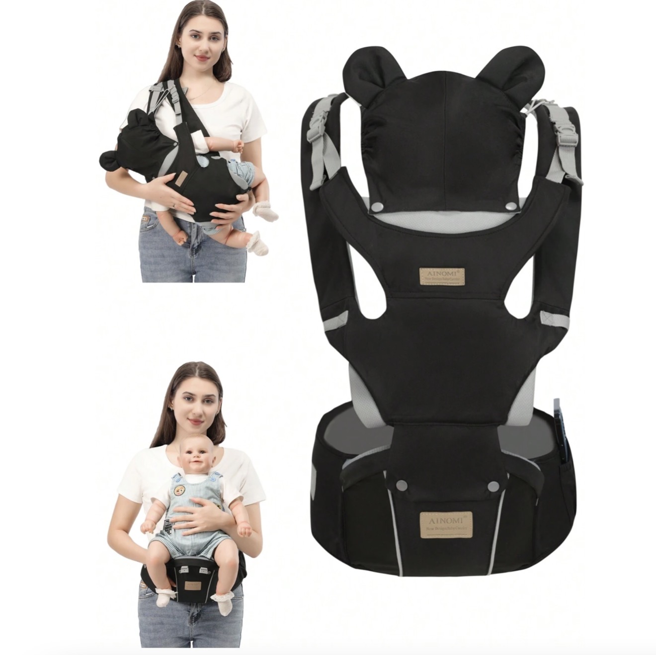 Baby Carrier, 6-in-1 Baby Carr - đánh giá và giá Ergonomic Baby Carrier Newborn To Toddler