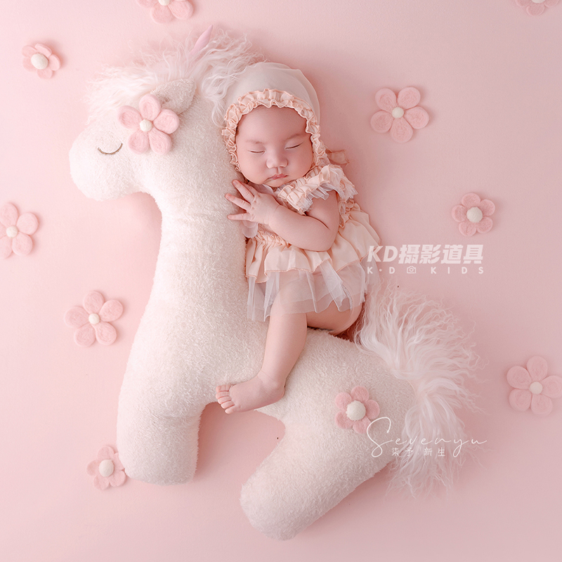 Cute Unicorn Theme Newborn Pho - đánh giá và giá Infant Photography Props Outfit