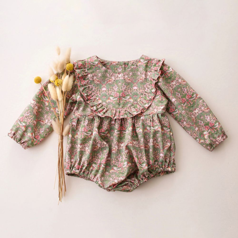 Quần Áo Bé Gái Cho 0-2Y Mùa Xu - đánh giá và giá Newborn Baby Girl Romper Floral