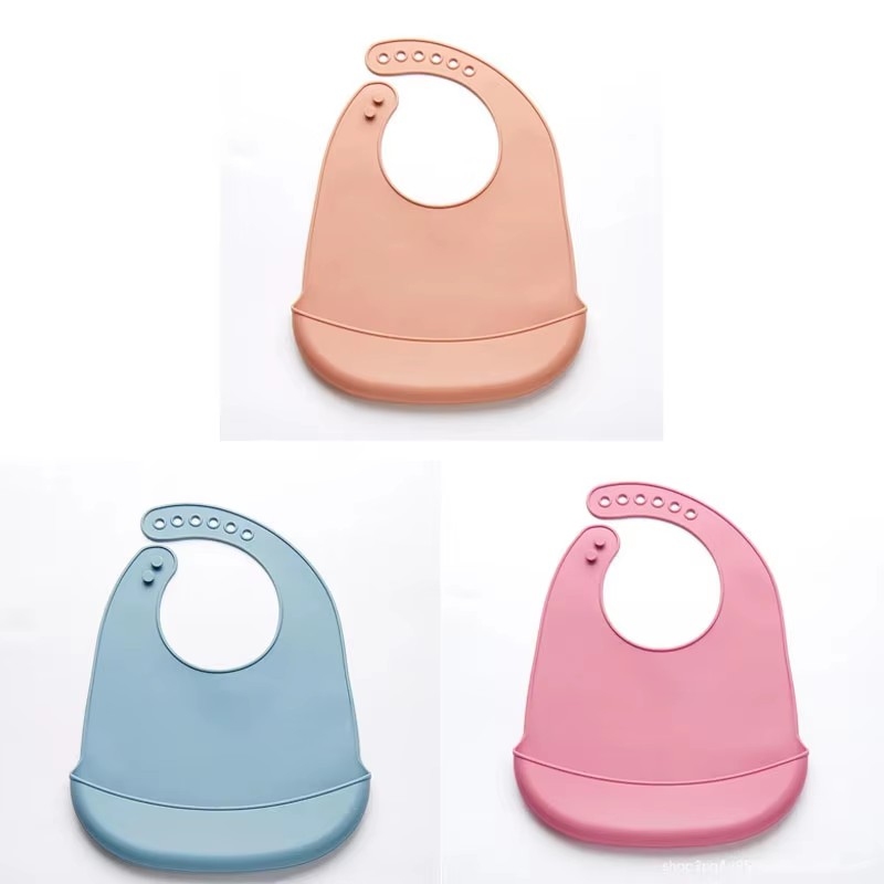 1/3pcs Baby Bib Adjustable Wat - đánh giá và giá Waterproof Baby Bibs Silicone