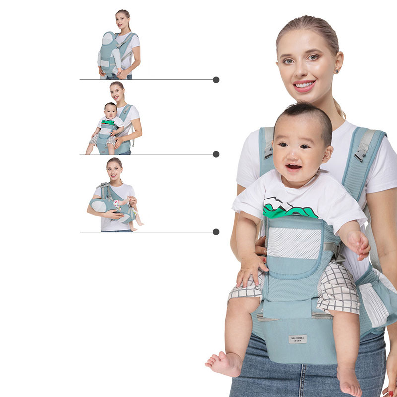 Baby Carrier With Waist Stool  - đánh giá và giá Ergonomic Baby Carrier Newborn To Toddler