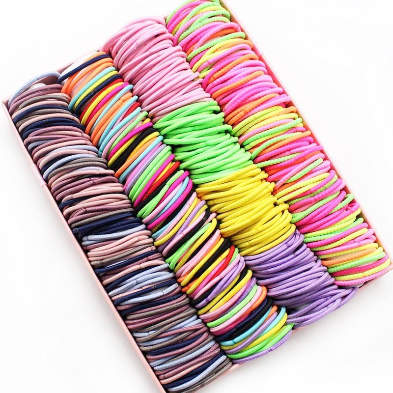 100pcs tóc ban nhạc cô gái kẹo - đánh giá và giá Baby Gear