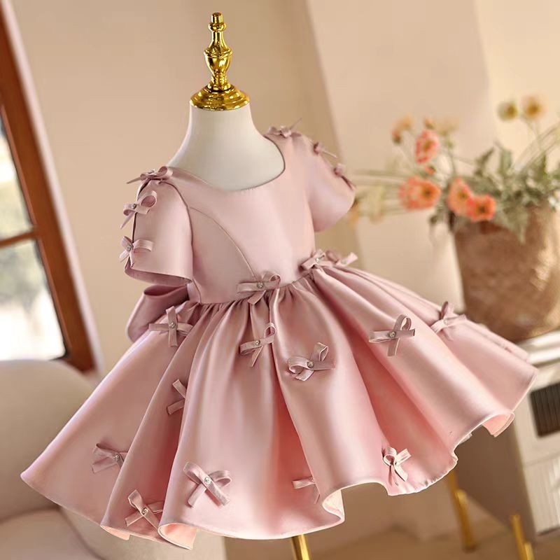 Jill Wish J720 Pink Flower Gir - đánh giá và giá Toddler Girl Tulle Party Dress