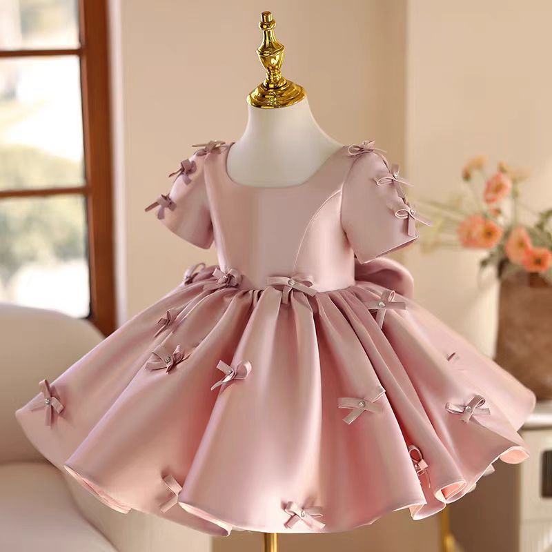 Jill Wish J720 Pink Flower Gir - đánh giá và giá Toddler Girl Tulle Party Dress