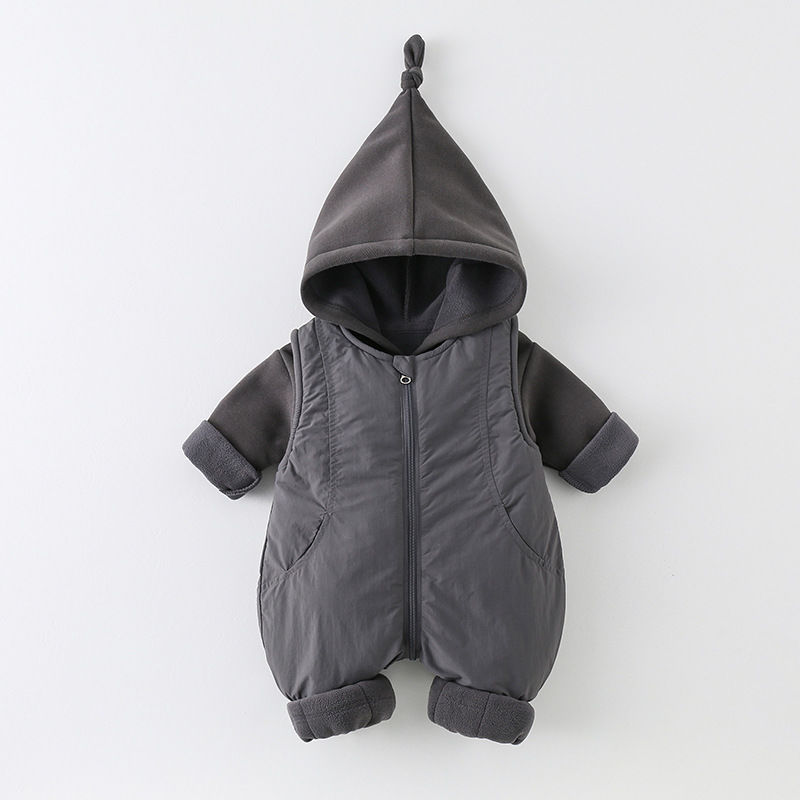 Winter Thickened Cotton Baby R - đánh giá và giá Cotton Baby Onesies Zipper