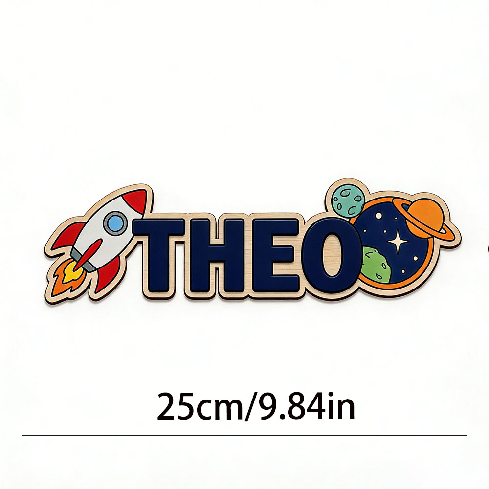 Personalized Space Rocket Name - đánh giá và giá Nursery