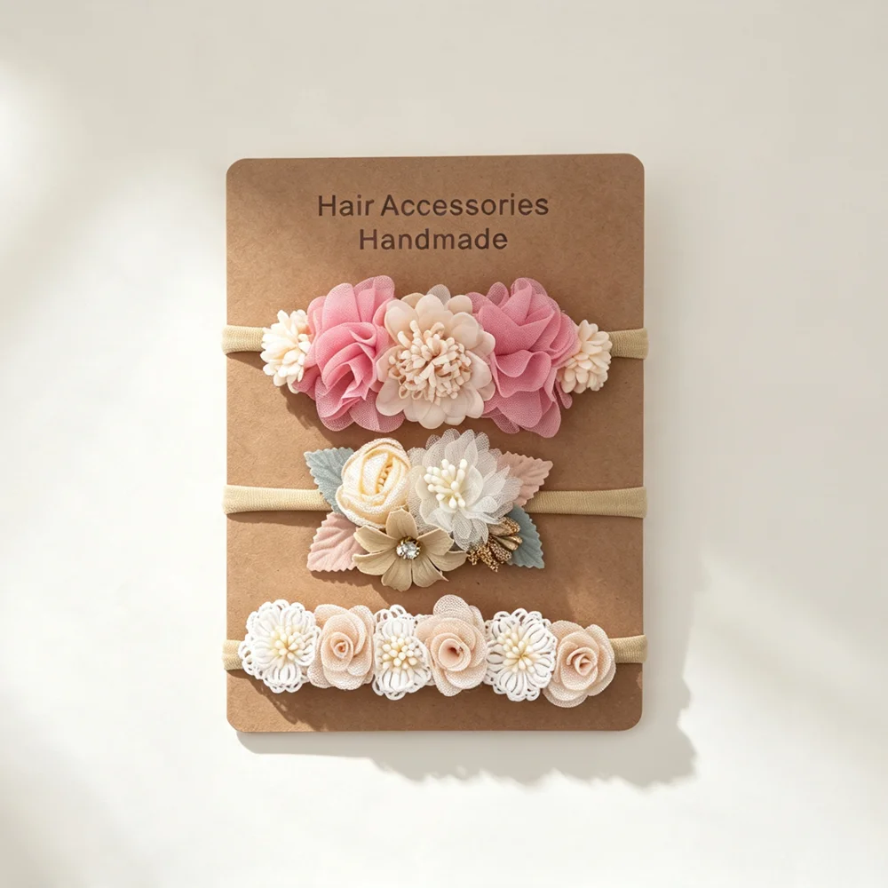 3pcs Baby Girl Elastic Headban - đánh giá và giá Baby Gear