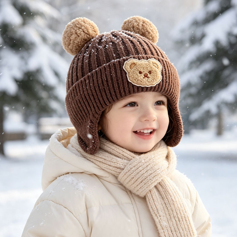 1-10PCS Baby Bear Ears Knit Be - đánh giá và giá Infant Beanie Hat With Ears