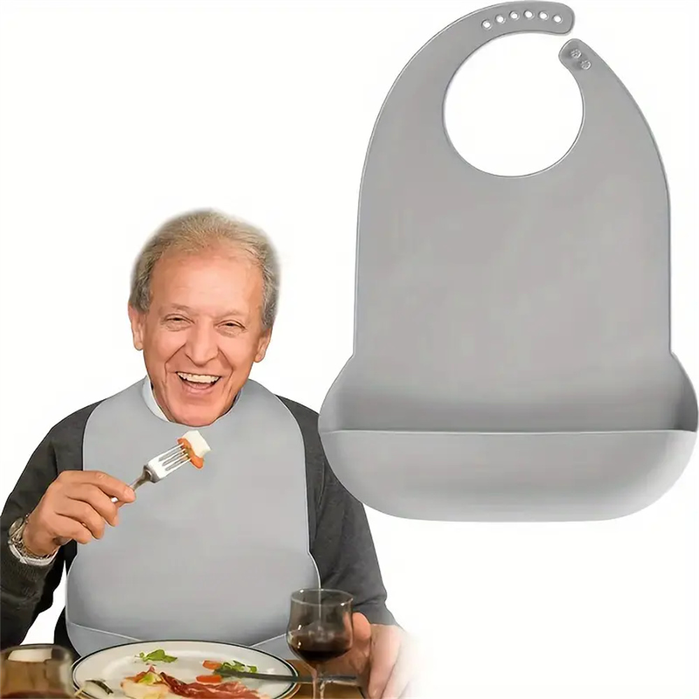 Large Silicone Adult Bibs Wate - đánh giá và giá Waterproof Baby Bibs Silicone
