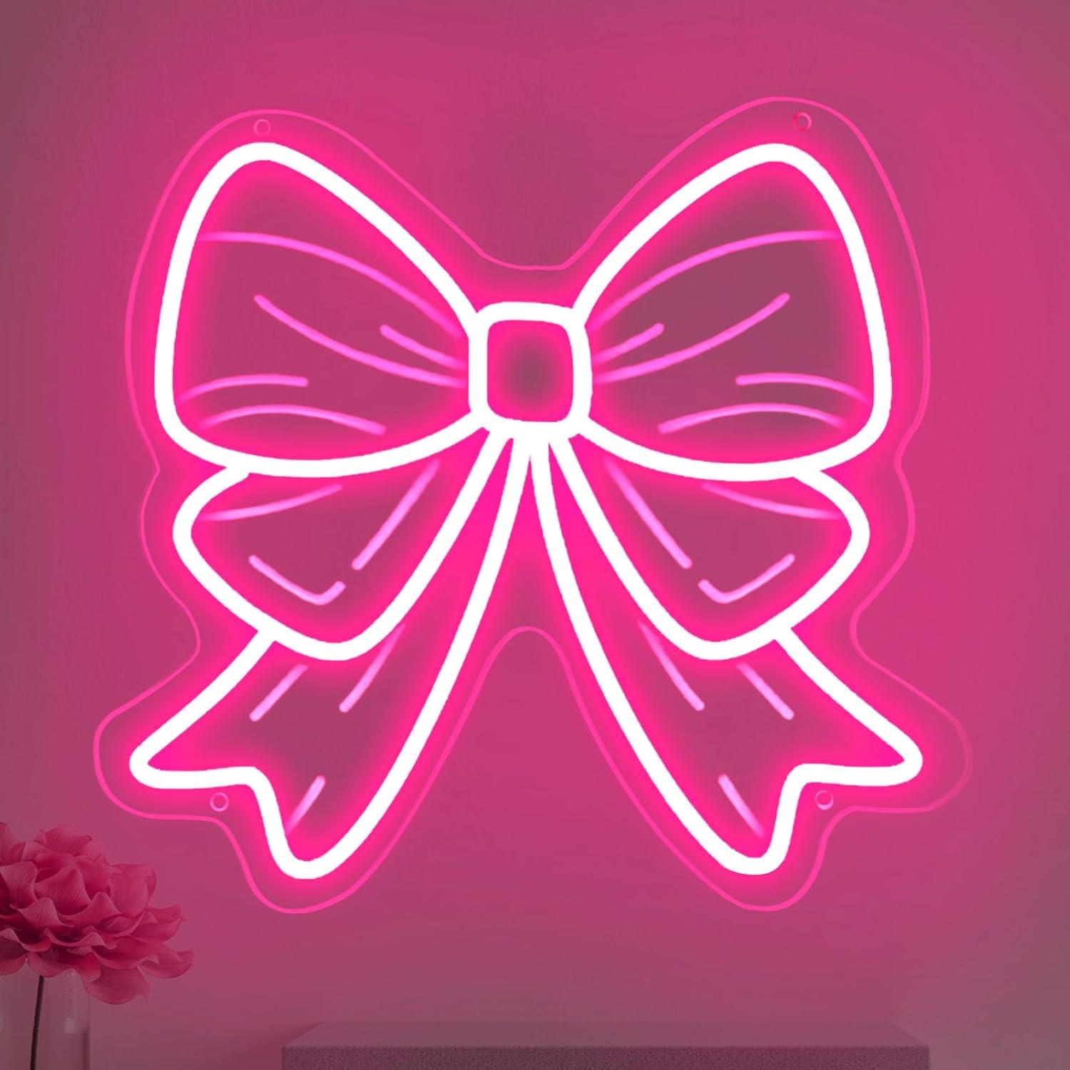 Bow Neon Signs USB Dimmable LE - đánh giá và giá Nursery