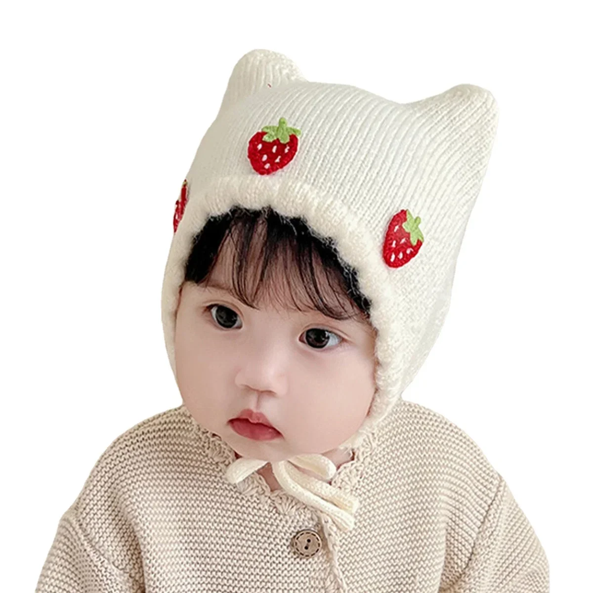 New Autumn Winter Baby Girl Ha - đánh giá và giá Infant Beanie Hat With Ears