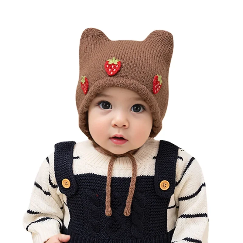 New Autumn Winter Baby Girl Ha - đánh giá và giá Infant Beanie Hat With Ears