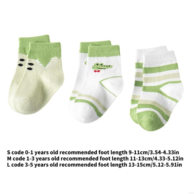 3 Đôi Vớ Trẻ Sơ Sinh Thoáng Kh - đánh giá và giá Unisex Baby Socks Non Slip